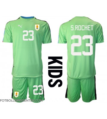 Uruguay Sergio Rochet #23 Målvakt Hemmatröja Barn VM 2022 Kortärmad (+ korta byxor)